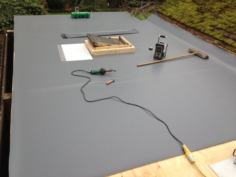 Single Ply PVC Flat Roofing