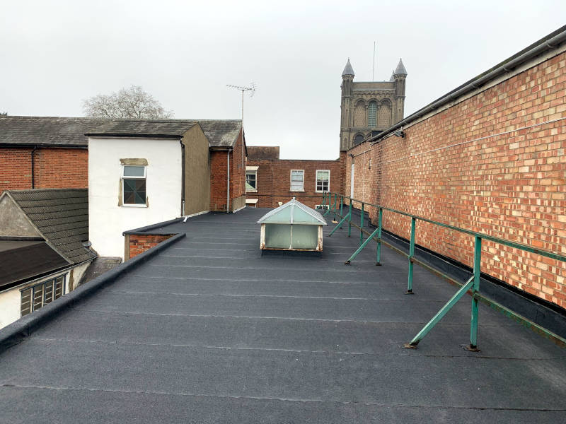 flat roofing 01 Industrial flat roofing 01