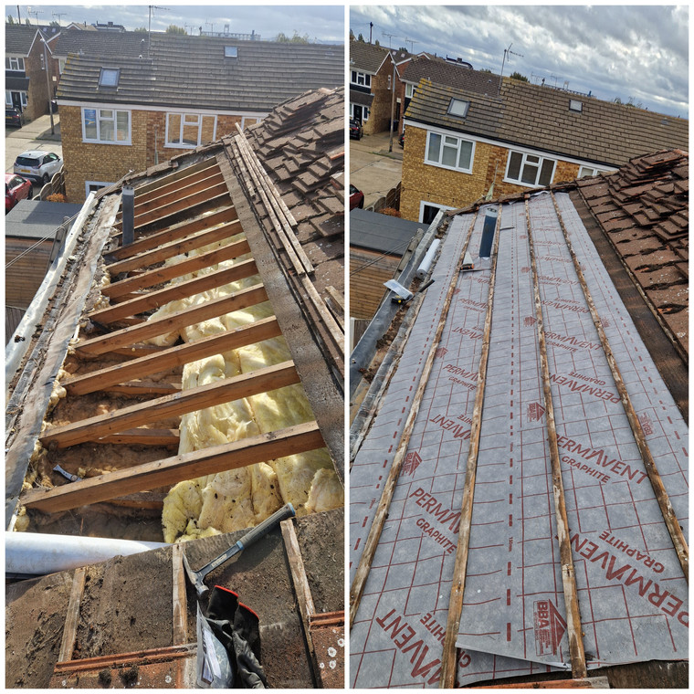 Tiled roof repair
